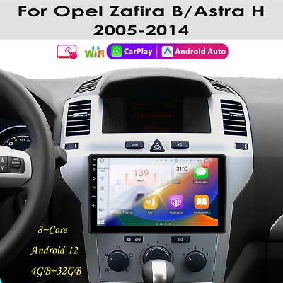 Für Opel Zafira B Astra H GPS Autoradio 13 8Kern Android WiFi CarPlay DSP 4G LTE