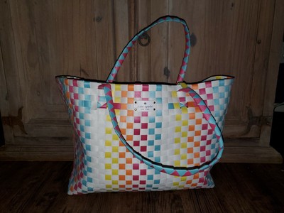 kate spade woven beach bag