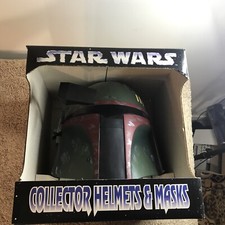 Don Post Star Wars Boba Fett Adult Helmet Halloween Mask in Box Mandalorian 1996