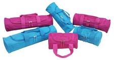 Acclaim 2 3 & 4 Schale Tasche Griffe Reißverschluss Top Krone Grün Flach Kurz