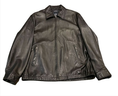 nautica leather jacket