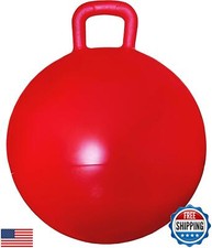AppleRound Space Hopper Ball with Air Pump: 22in/55cm Diameter for Age 10-13,