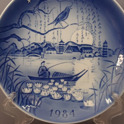 Piatto Di Natale Desiree Denmark Old Copenhagen Blue anno 1984
