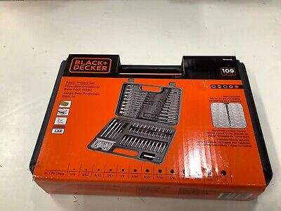 Black & Decker BDA91109 Combination Accessory Set 109-Piece | eBay