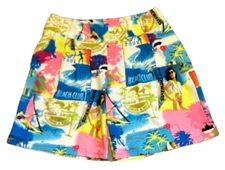 Attitudes shorts Women’s Sz L Multicolor All Over Graphics Bermuda New