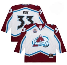 Mitchell & Ness NHL Patrick Roy Colorado Avalanche Blue Line Jersey sz M-XL