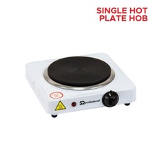 Portable Electric Hot Plate Hob - Single & Double Ring, 2500W, Compact, Non-Slip