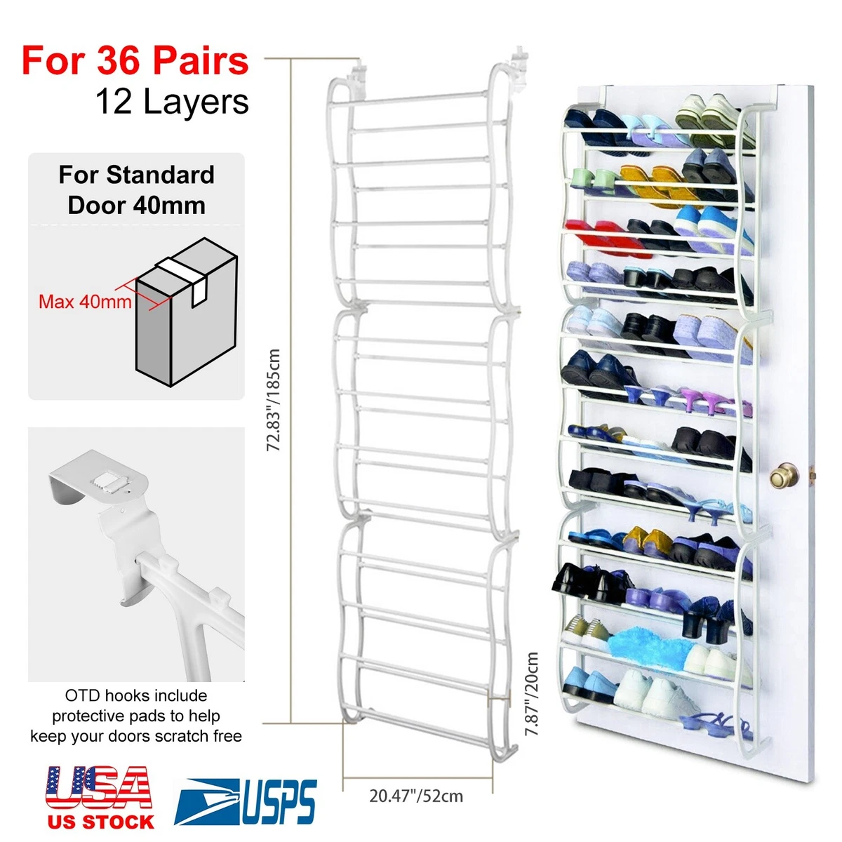 Wall hanging shop shoe storage