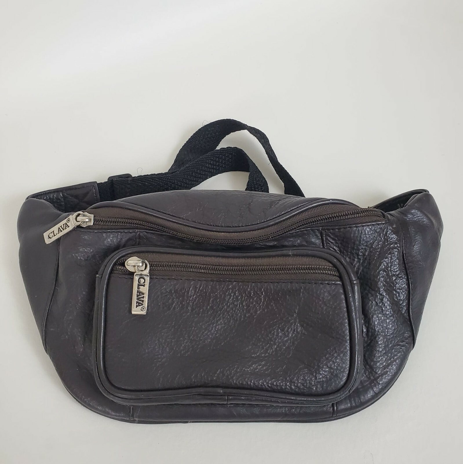 clava leather fanny pack