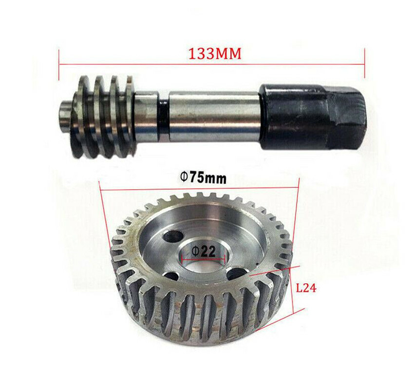 Bridgeport Milling Machine Parts Adjustable Worm +Turbine Gear