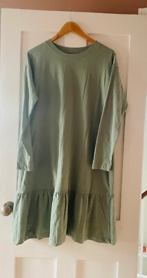 JOHN LEWIS WOMENS 'ANYDAY' GREEN DRESS SIZE M UK