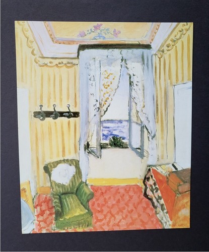 Henri Matisse  "Interior at Nice" Mounted Print off-set Color Lithograph 1990 - Picture 1 of 3