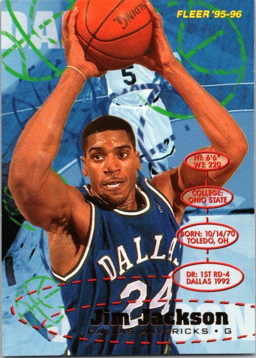 1995 Fleer -    #34 Jim Jackson