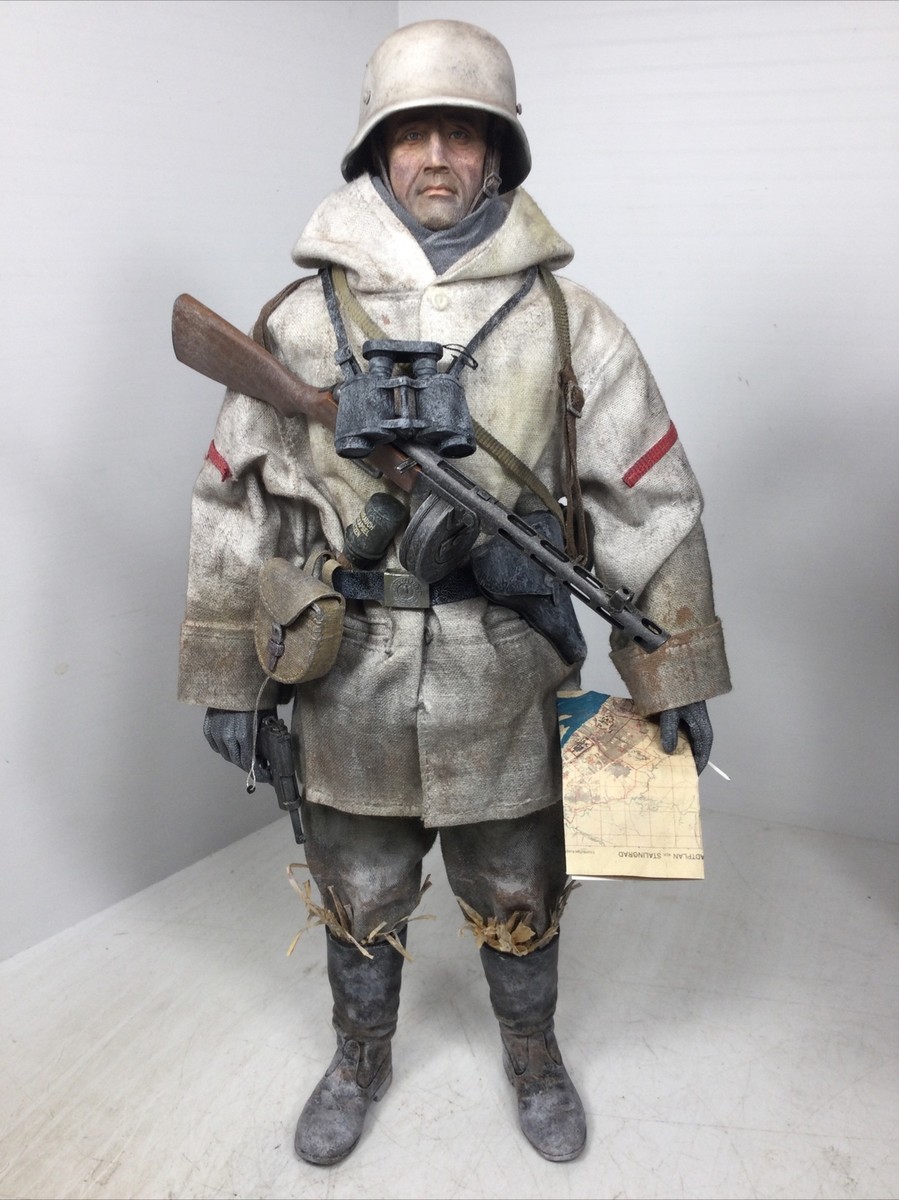 フィギュア WWII GERMAN Battle of Stalingrad 1/6 CUSTOM GERMAN WEHRMACHT 6TH ARMY STALINGRAD PPSH-41 P-38