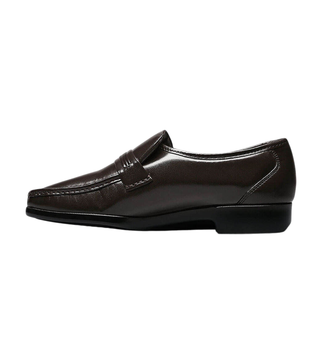 Mens Florsheim Riva Moc Toe Loafer - Brown Leather, Size 9  display picture 3