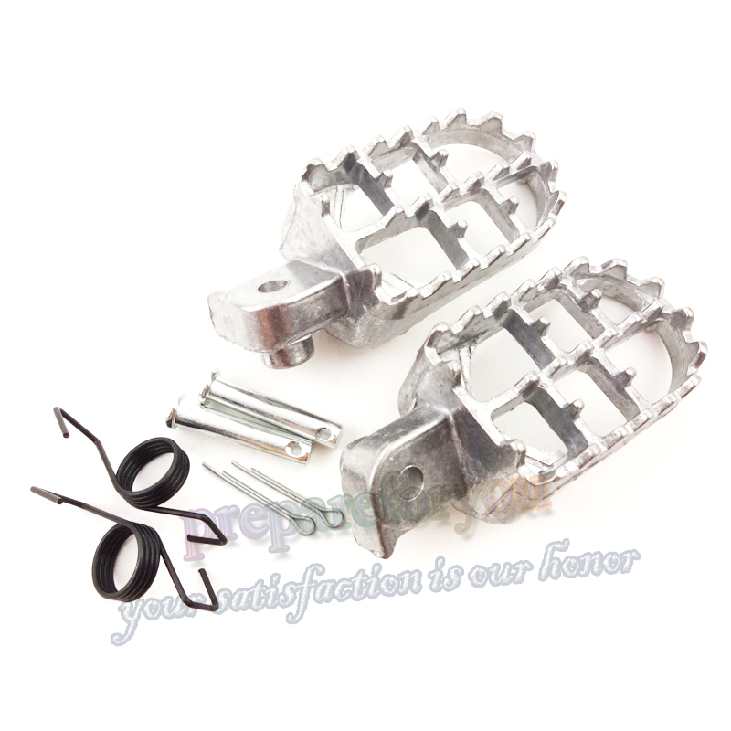 Aluminium Footrest Foot Pegs Footpegs For Pit Dirt Bike Yamaha TW200