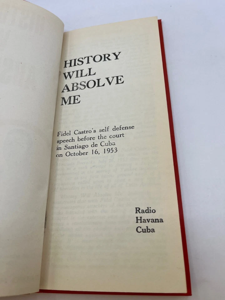 Fidel CASTRO / HISTORY WILL ABSOLVE ME, 1953 (1961), Radio Havana, Cuba — 第 3/4 张图片