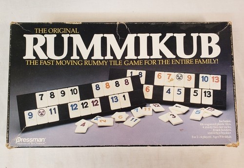 The Original Rummikub No. 400 Classic Fast Moving Tile Game Pressman 1980