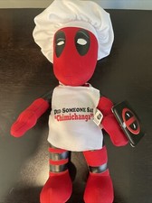 Deadpool Stuffed Apron Did Someone Say Chimichanga Plush Marvel Stuffy