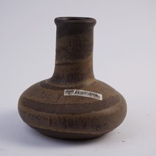 Carstens Keramik Vase 60er/70er Jahre Vintage  Mid Century ca 12 cm hoch braun