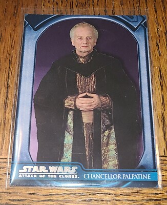STAR WARS EMPEROR PALPATINE 2002 TOPPS ATTACK OF THE CLONES #8