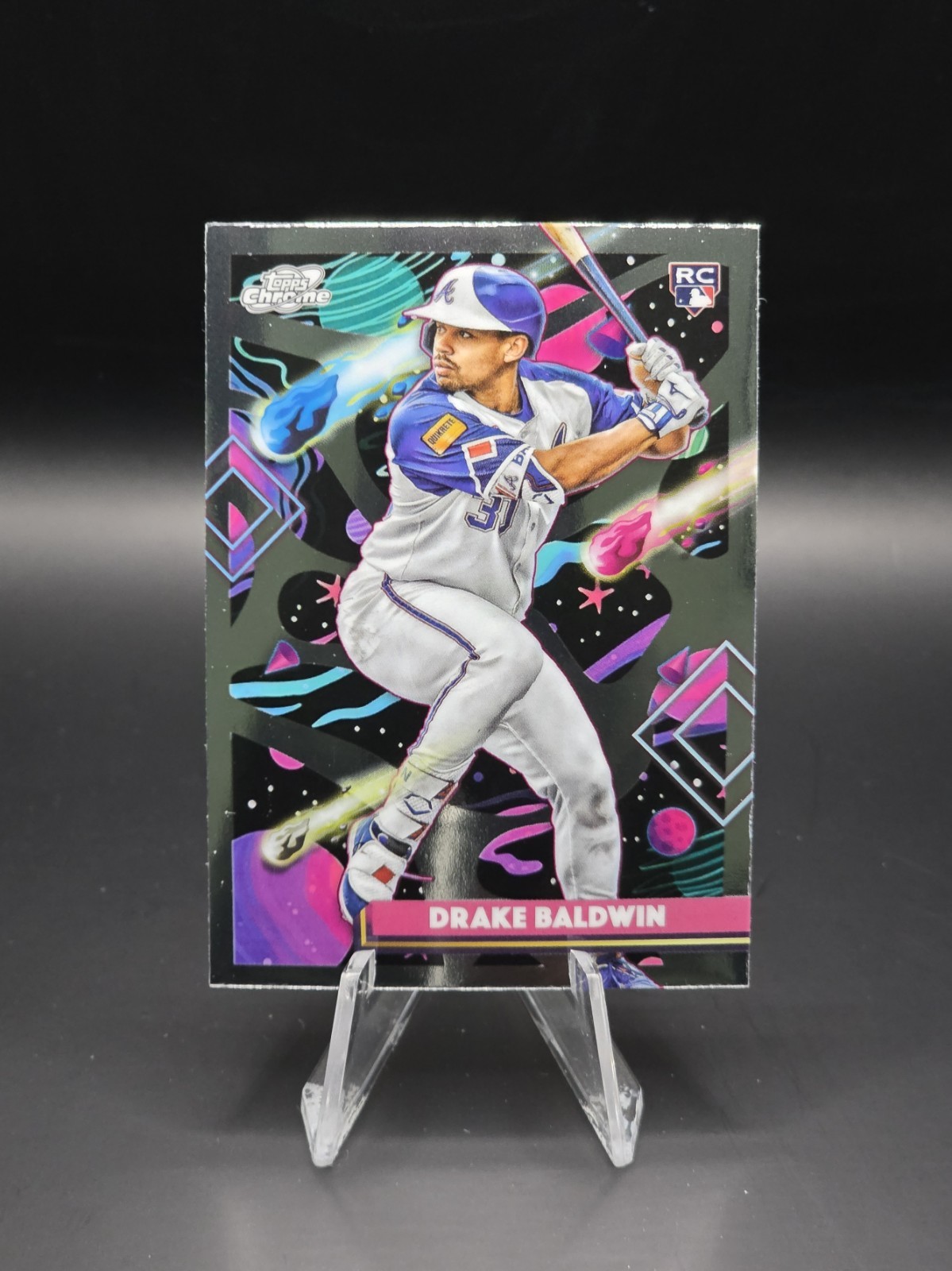 2025 Topps Cosmic Chrome Drake Baldwin Rookie Card RC #96 Atlanta Braves 