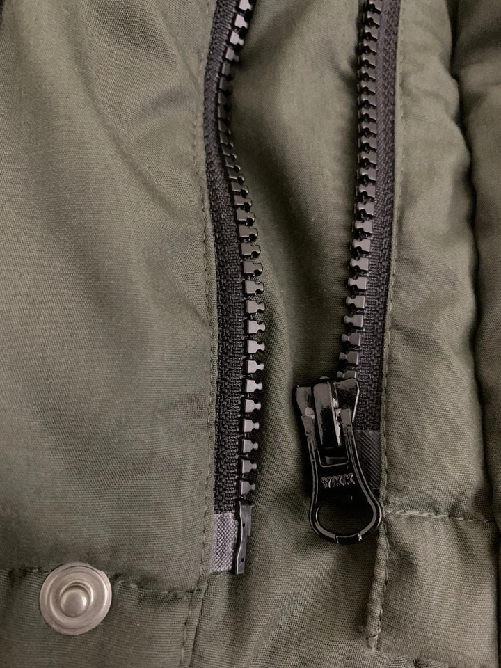 down jacket men M /BEAMS HEART/Japanese famous brand/military coat/ green - Image 4 of 4