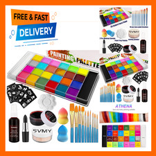 Face and Body Paint Palette Kit 26 Colors Halloween Makeup Set for Cosplay Party
