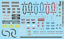 Gofer-Racing 1/24-1/25 Race Cars Accessories - Emblems, Seatbelts, etc.