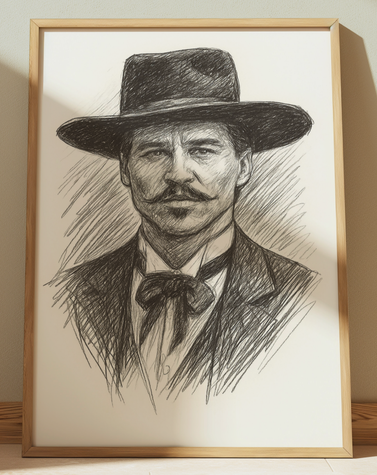 TOMBSTONE SET OF 4 DRAWING PRINTS PORTRAIT SKETCH 8 X 10 TOMBSTONE tombstone-set-of-4-drawing-prints-portrait-sketch-8-x-10-tombstone