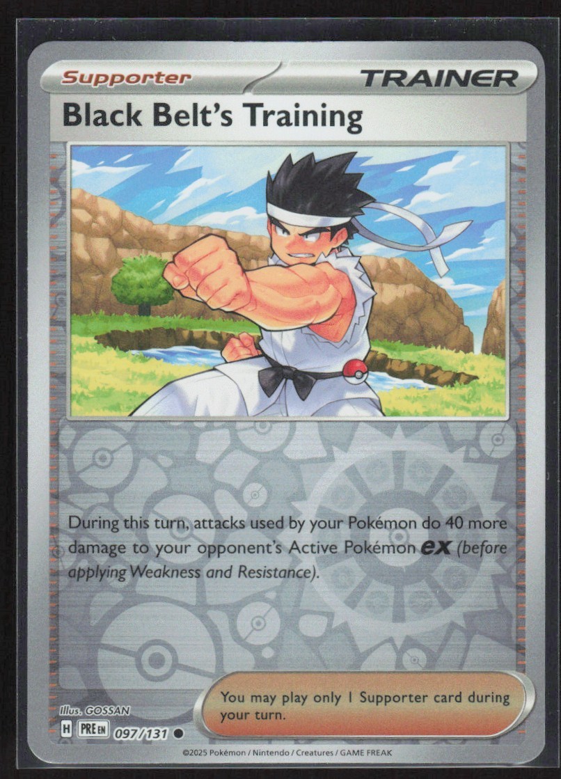 2025 Scarlet & Violet Series - Prismatic Evolutions Black Belt's Training Common