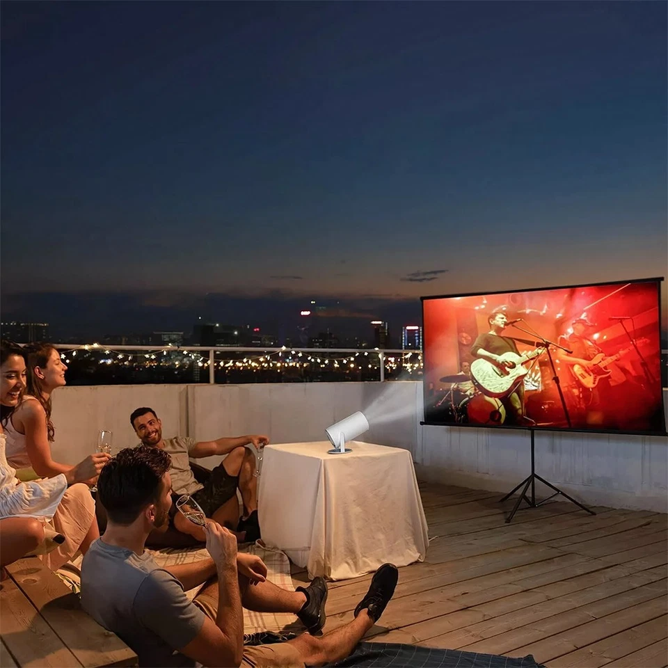 2025 NEU Beamer Projektor 4K UHD WiFi Bluetooth Android TV Heimkino Mini Tragbar - Bild 4 von 4