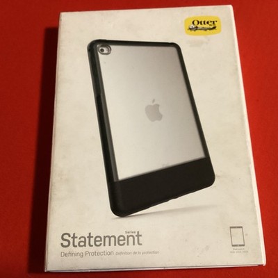 Otter Box Statement Series iPad Mini 4 Echtleder Tasche/Cover - Schwarz/Transparent