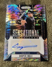 2025 Panini Prizm - Sensational Signatures, Cooper Ingle Pulsar Prizm /199