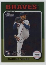 2024 Topps Heritage High Number Chrome 166/699 Darius Vines #650 bc8