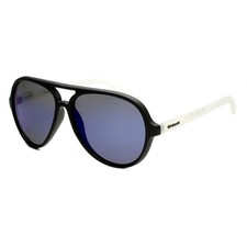 Authentic POLAROID P8401 A 7C5 Matte Black with Clear Gray Lens Sunglasses