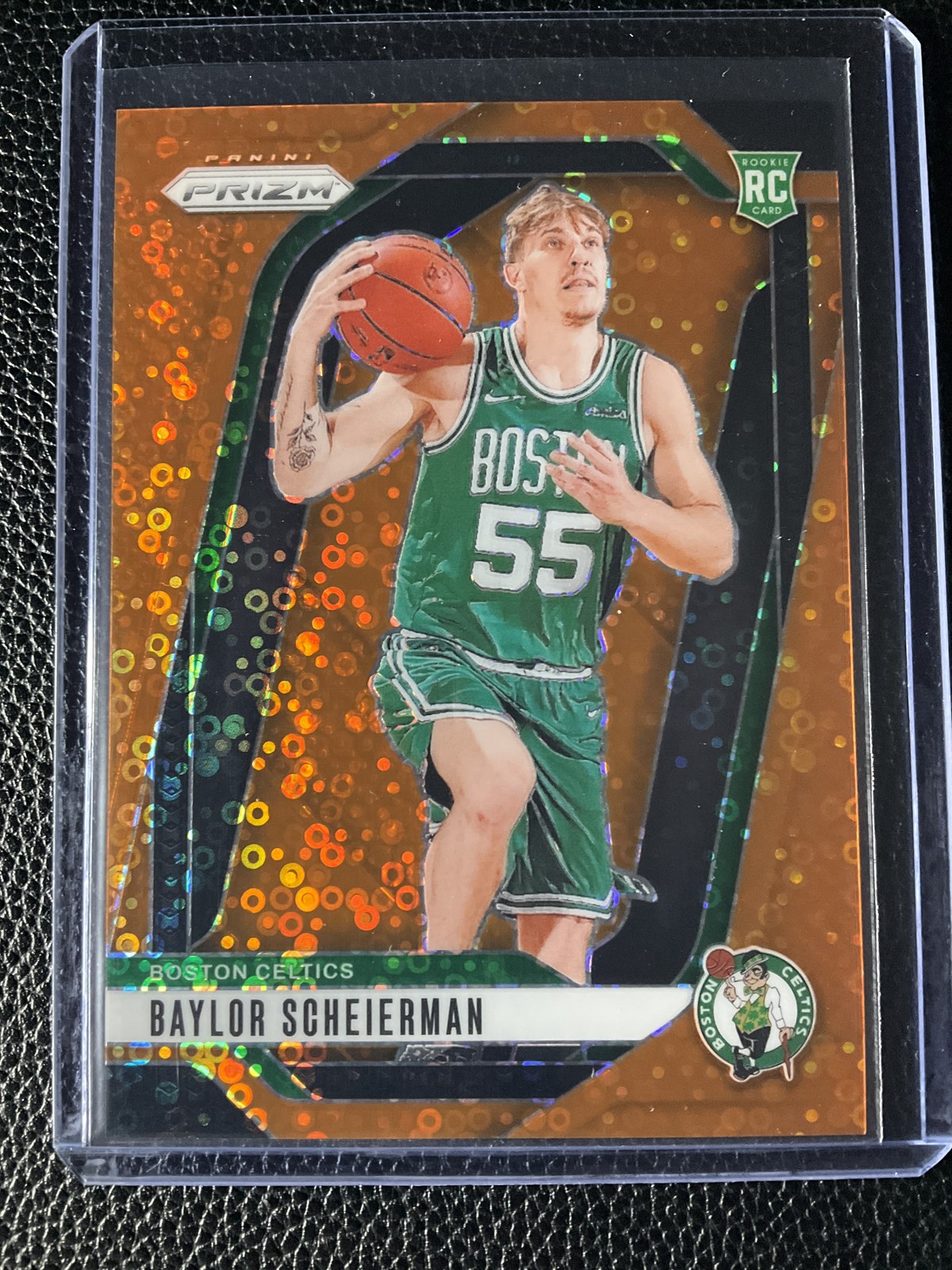 2024-25 Prizm #236 Baylor Scheierman - Orange Fast Break /125 - RC - 20907