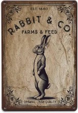 Farm Feed Vintage Outdoor Poster Tin Metal Signs Home D cor 8x12