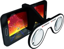 Mini Virtual Reality Glasses for Smartphone Foldable VR Headset Black, White