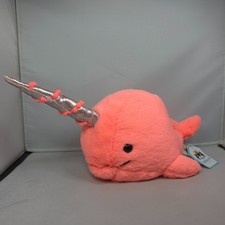 BNWT Jellycat - Coral Sea Sorbet - Plush Soft Toy 7" Sea Life Pink Narwhal Rare