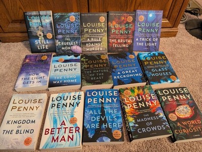 Louise Penny Chief Inspector Armand Gamache 15 Book Lot EUC
