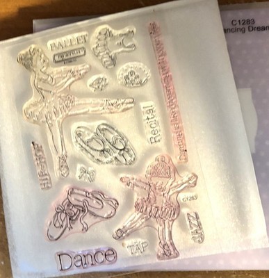 CTMH C1283 DANCING DREAMS ~ Dancing is like dreaming with your feet, BALLET