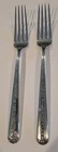 Towle Sterling Silver 2-pc Dinner Forks Rambler Rose Pattern .925
