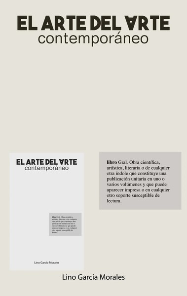 Lino GarcíA Morales | El Arte Del Arte ContemporáNeo | Taschenbuch | Spanisch-image
