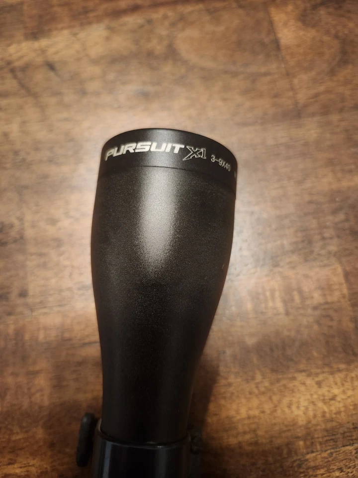 Mira telescópica Pursuit X1 3-9 X40 con retícula dúplex y anillos tejedores Foto 2 de 4
