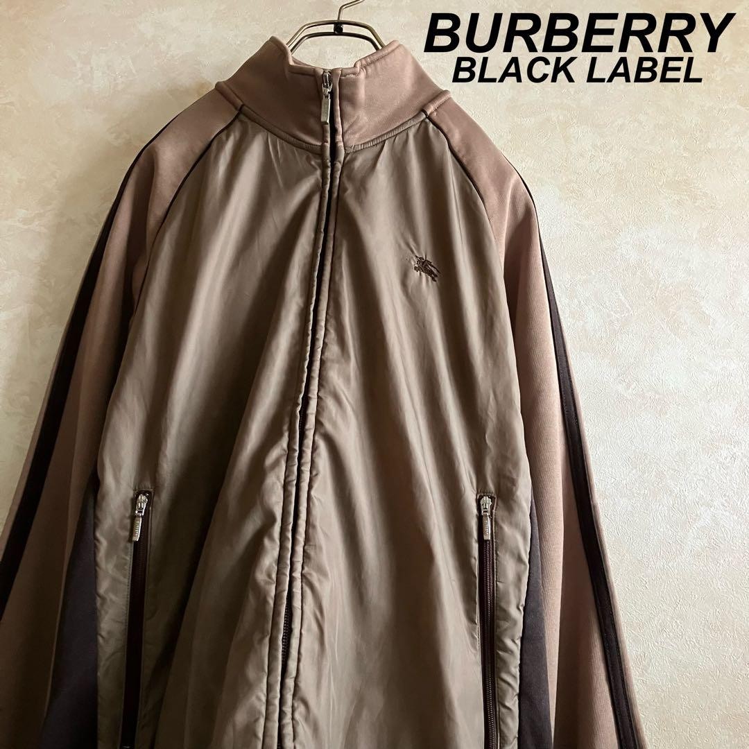 Burberry Black Label Track Jacket Men's Brown Beige Prosum