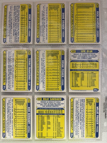 1987 Topps Traded, 131 Card Lot, Burks, Tartabull, Steinbach, Raw, Incomplete - Picture 8 of 22