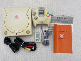 Sega Dreamcast HKT-3000 Console System Boxed Tested VMU Controller NTSC-J Japan