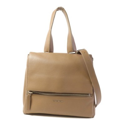 *15%OFF* GIVENCHY SHW 2 Way Shoulder Bag Calfskin Leather Gray