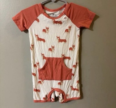 Kyte Baby Corgi Shortall Retired Print Boy Girl Sz 18-24 Months